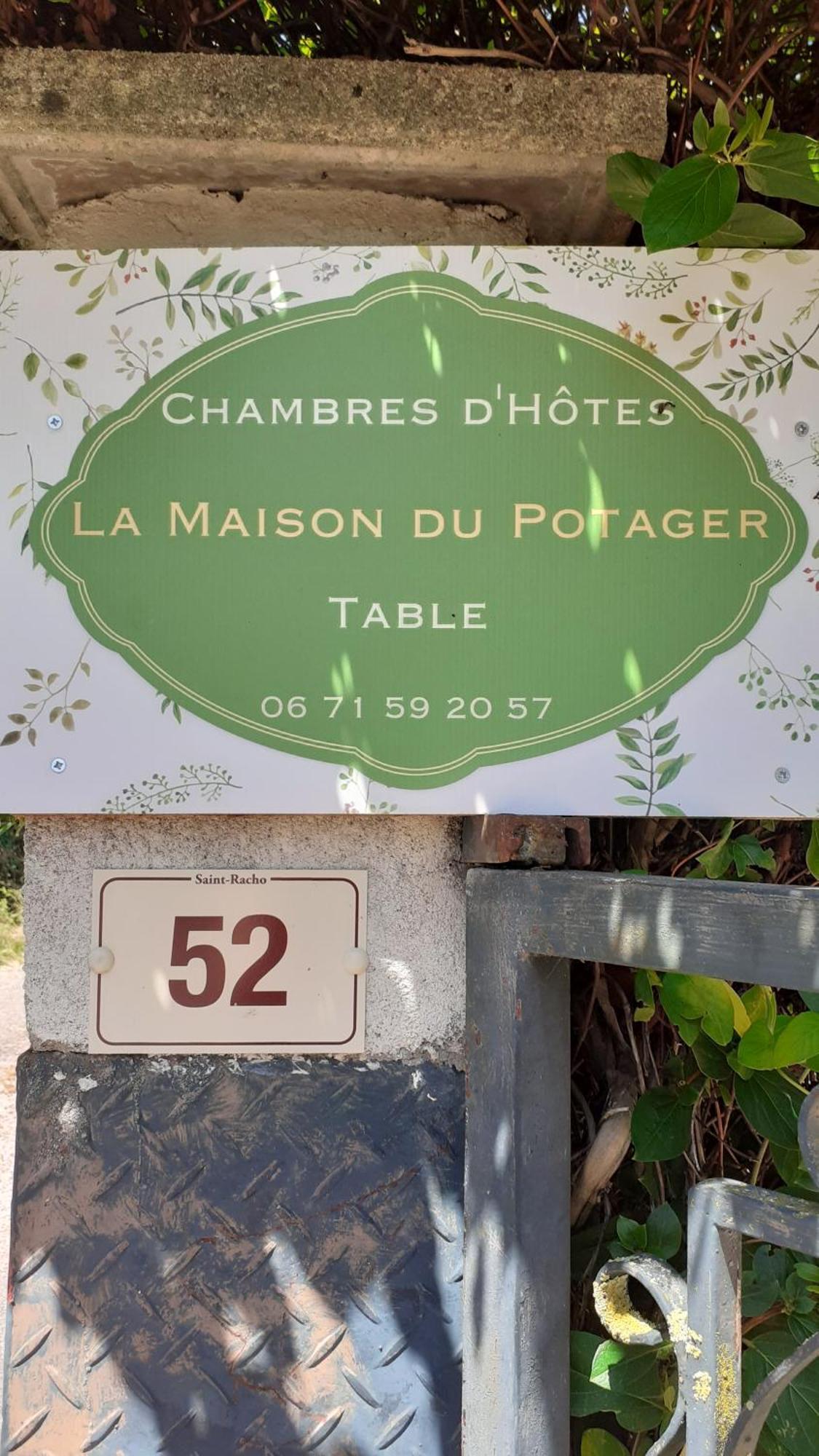 La Maison Du Potager Saint-Racho Buitenkant foto